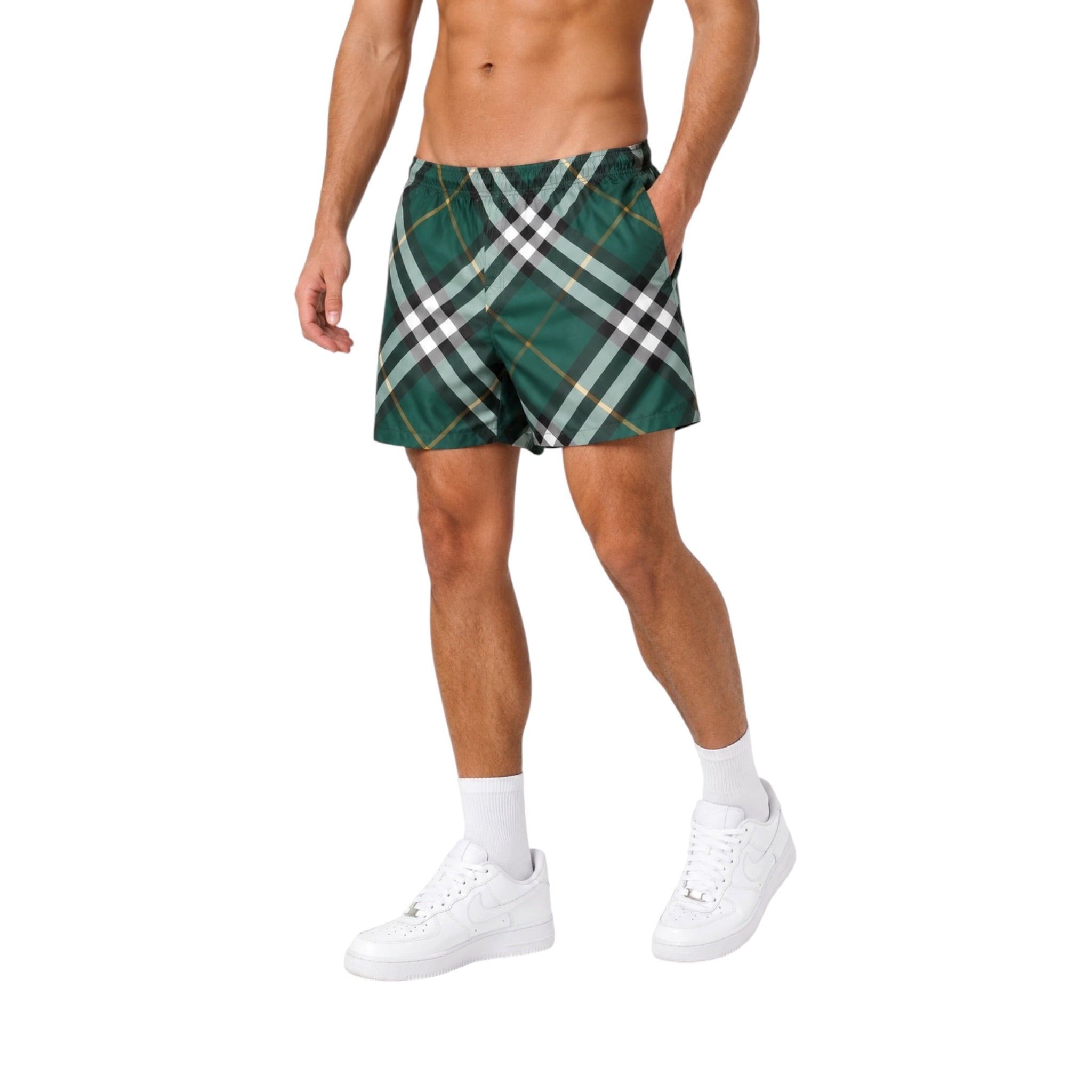 Burberry Check swim shorts
