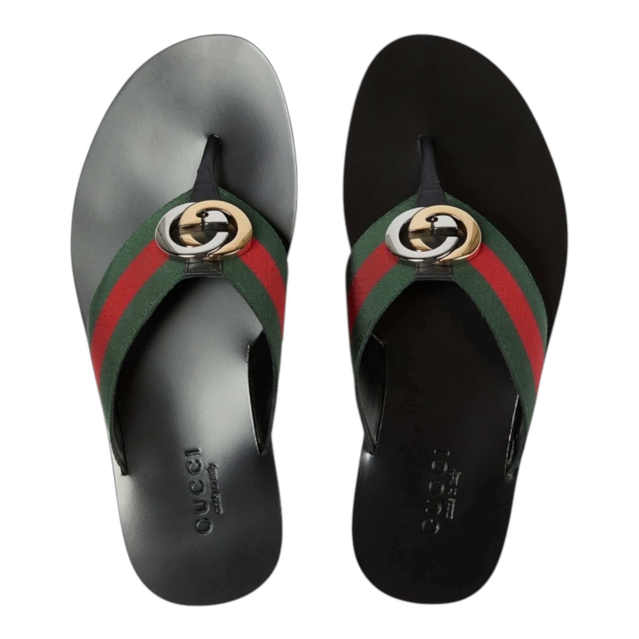 Gucci - Interlocking G thong sandals