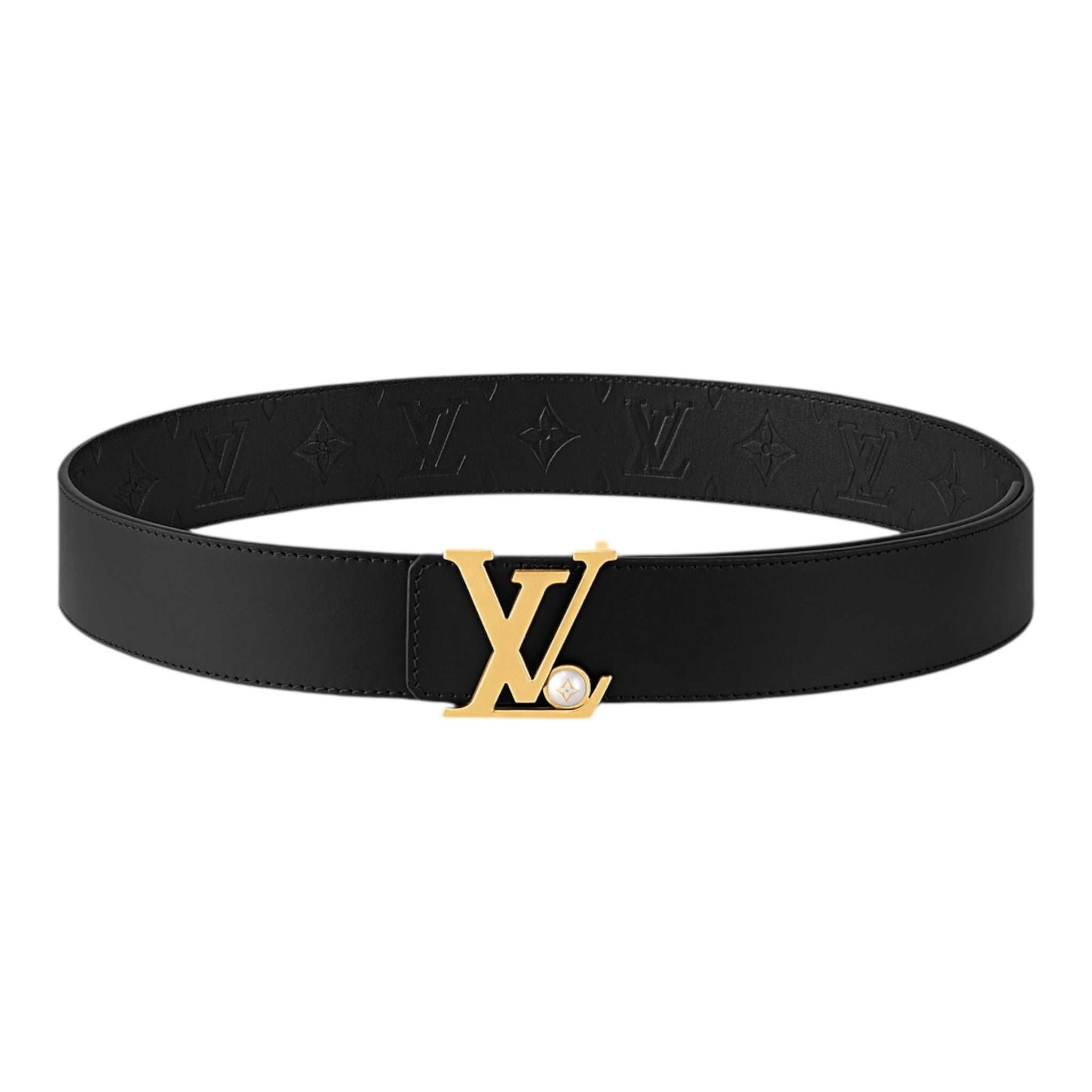 LV Initiales Pearls 40mm Reversible Belt
