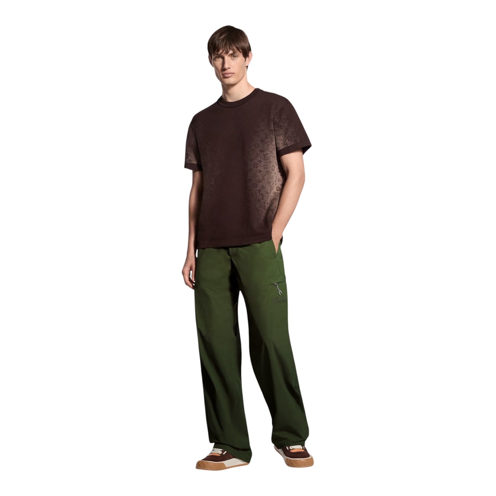 Monogram Jacquard Short-Sleeved Crewneck