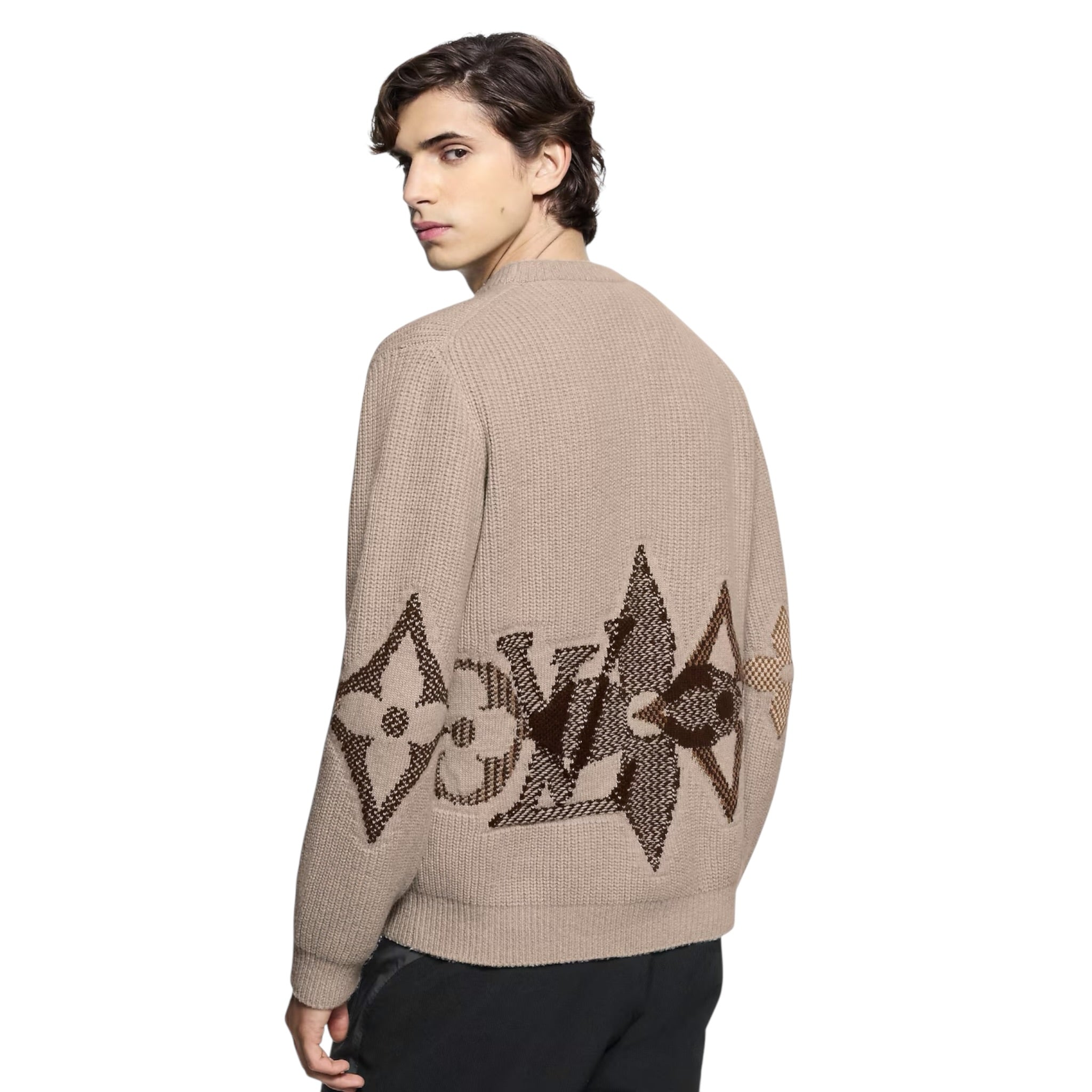 Graphic Knitted Crewneck