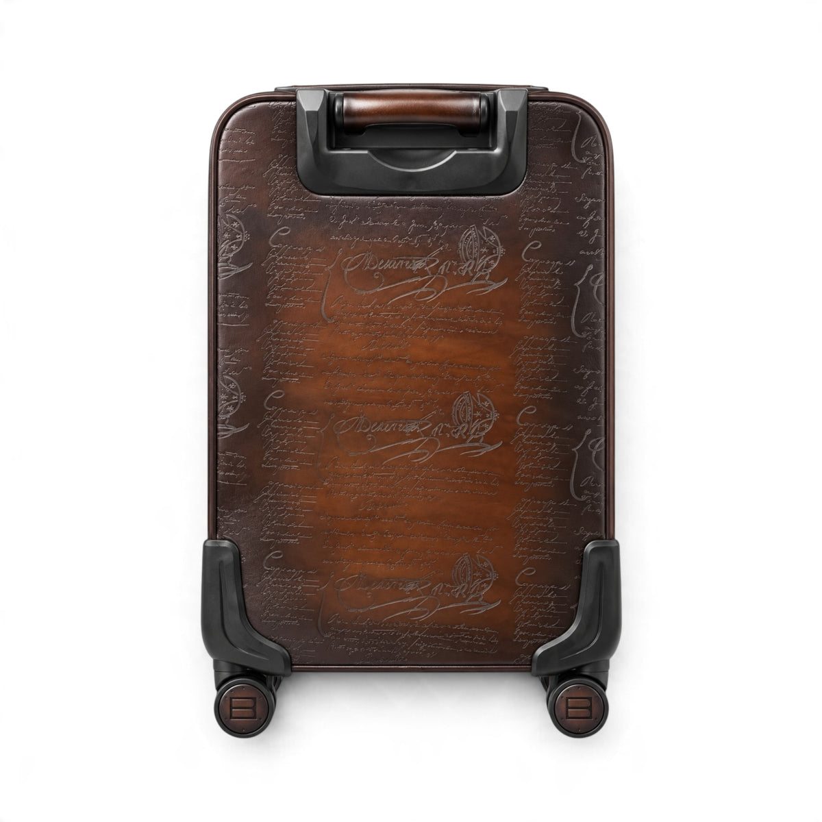 Berluti - Formula 1004 Scritto Leather Rolling Suitcase