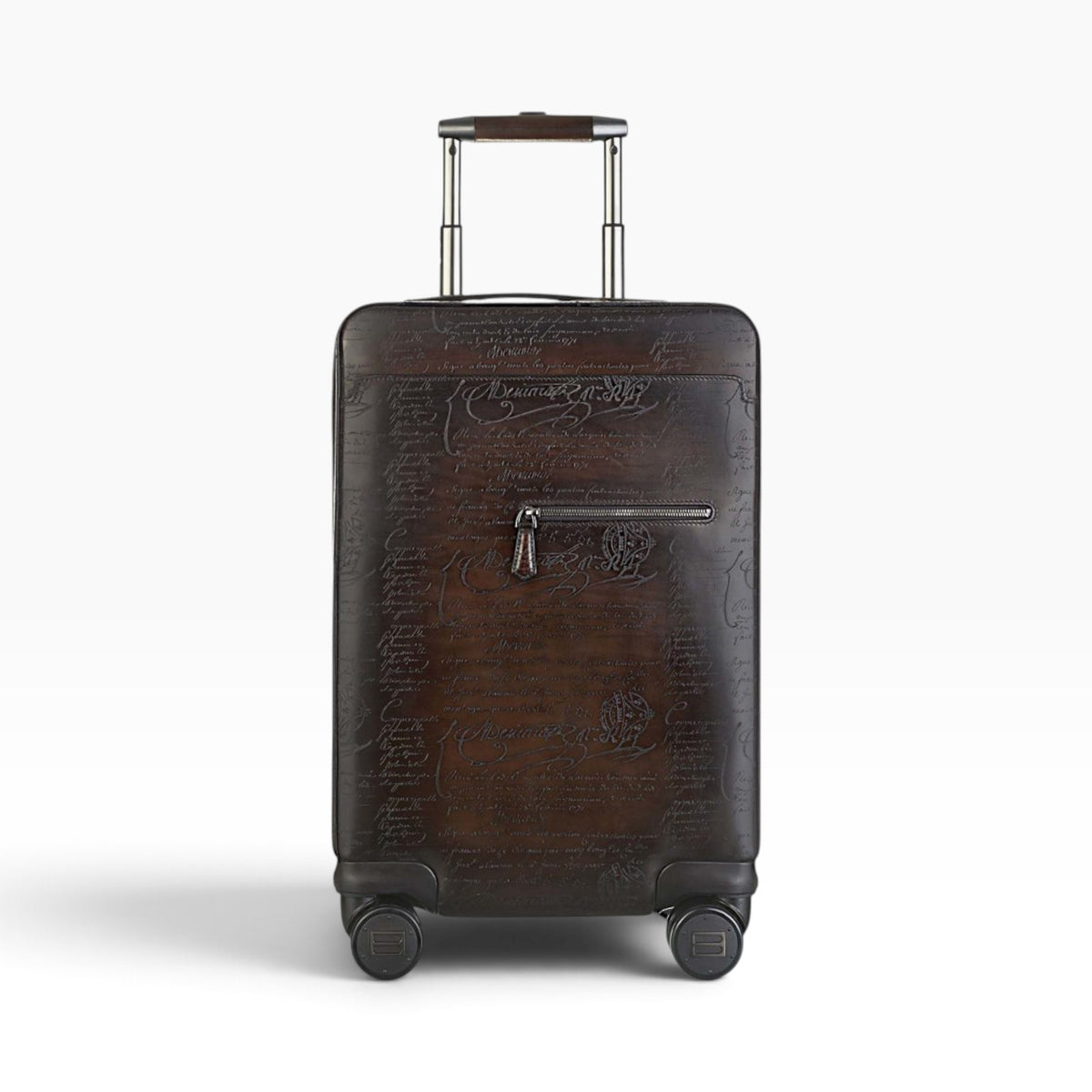 Berluti - Formula 1004 Scritto Leather Rolling Suitcase