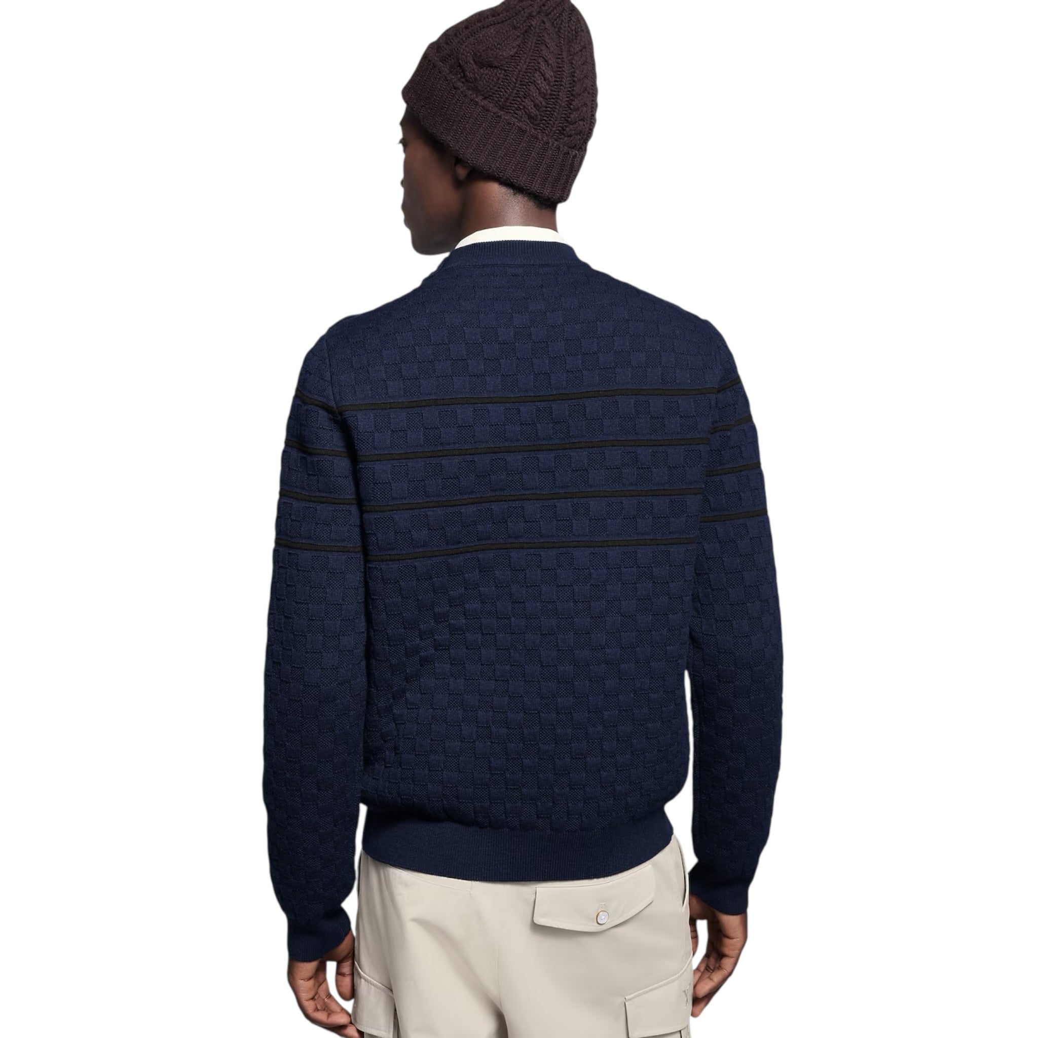 Damier Stripes Pullover