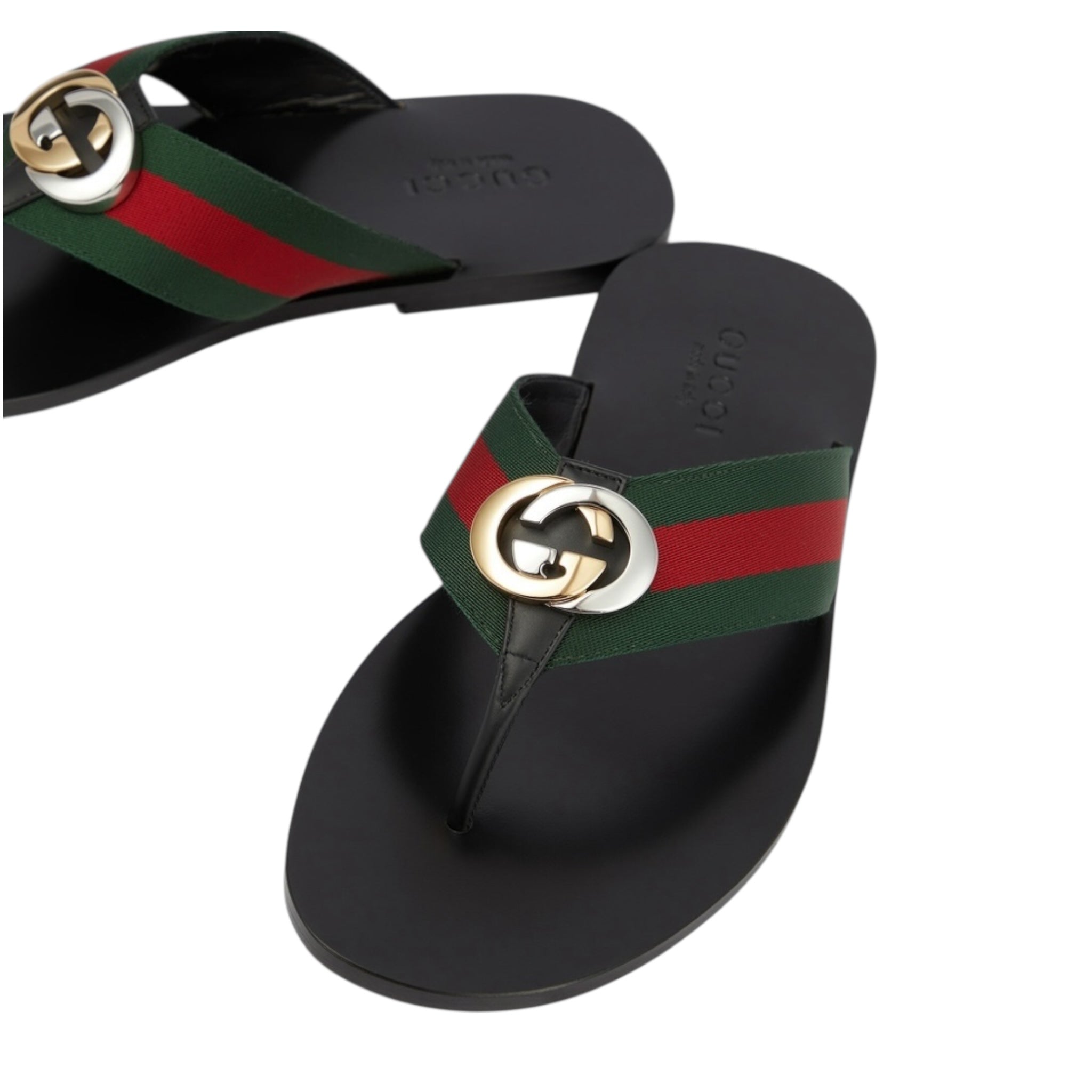Gucci - Interlocking G thong sandals