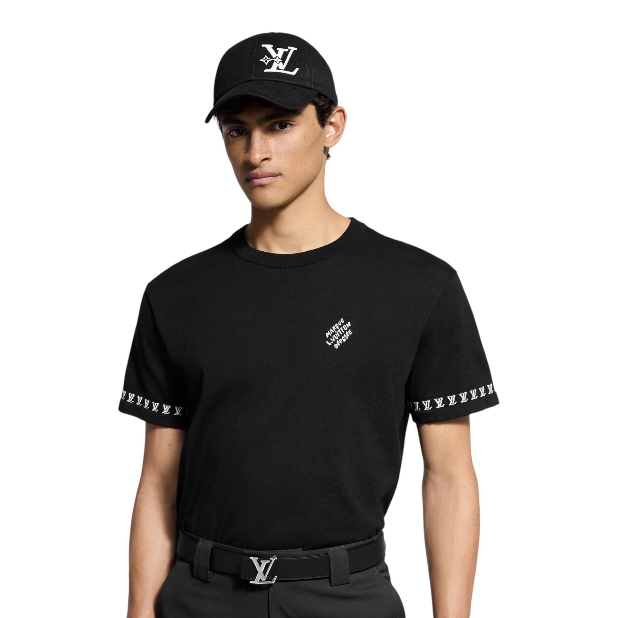 Short-Sleeved Cotton Crewneck lv