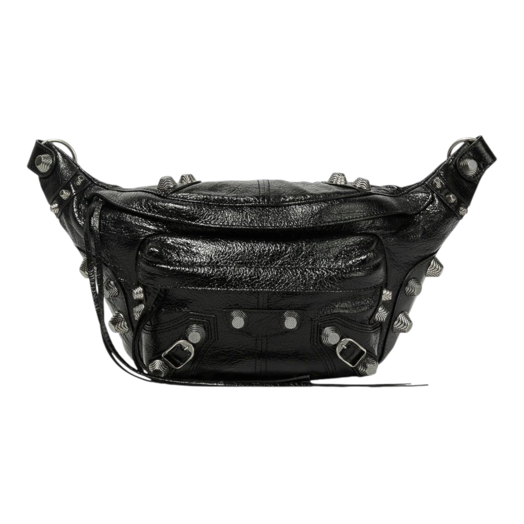 Balenciaga Le Cagole Studded Leather Belt Bag