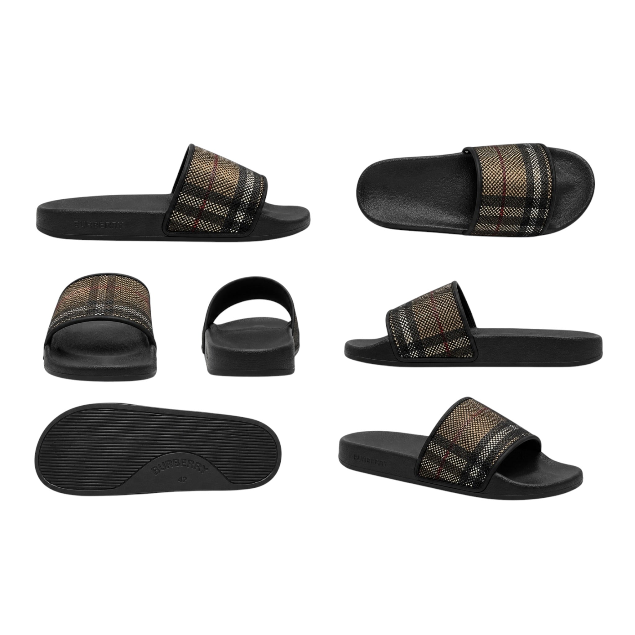 Burberry slides