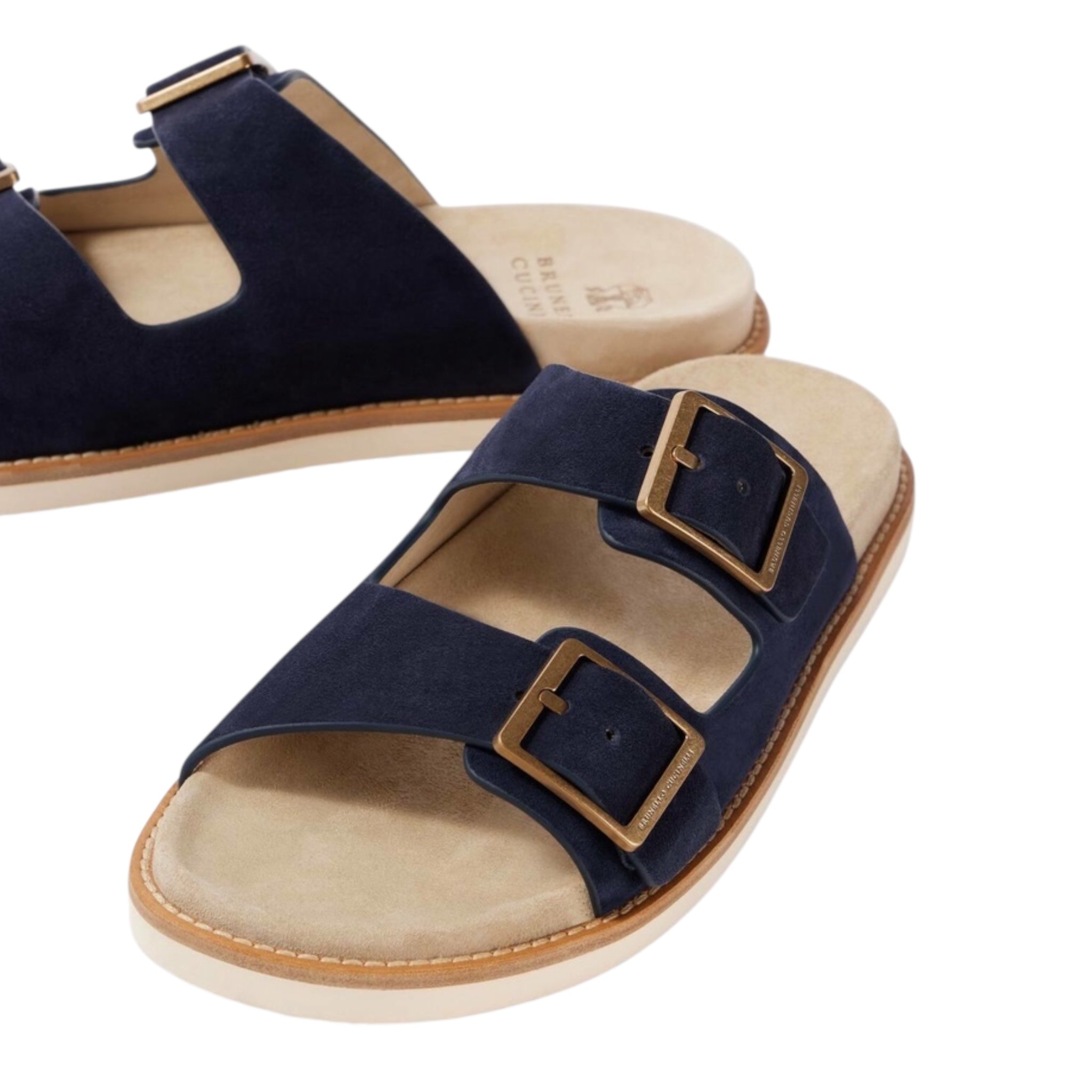 Brunello Cucinelli - Suede slides