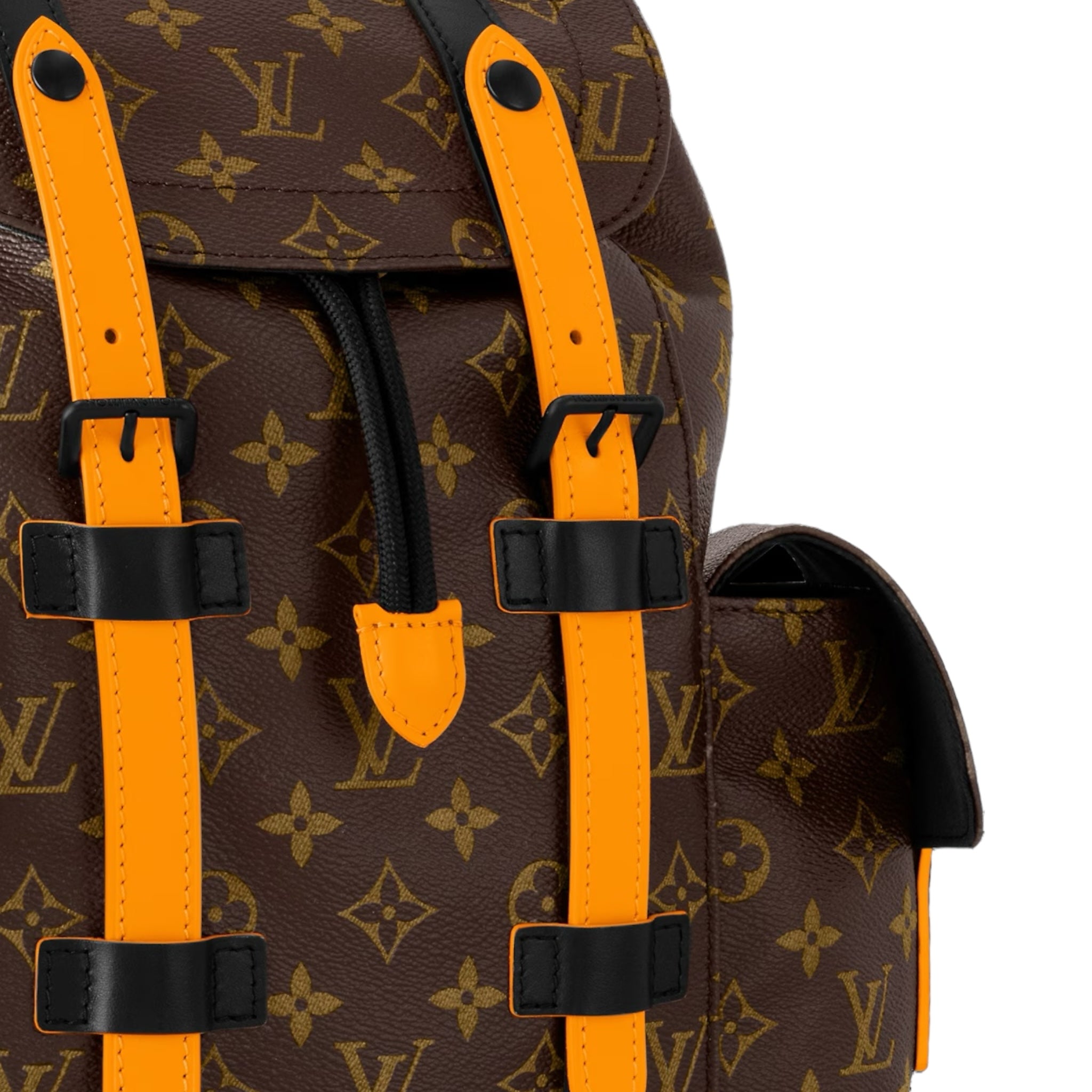 louis vuitton backpack black and orange Louis Vuitton Backpack