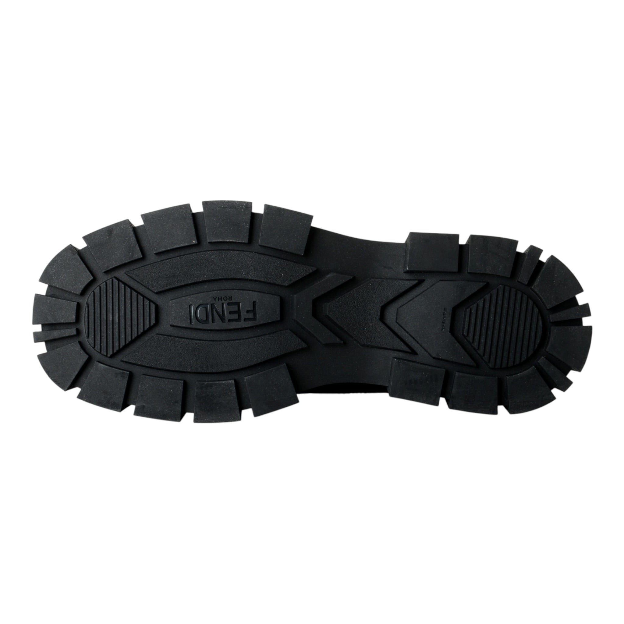 Fendi Leather Lace Up Boots Shoes