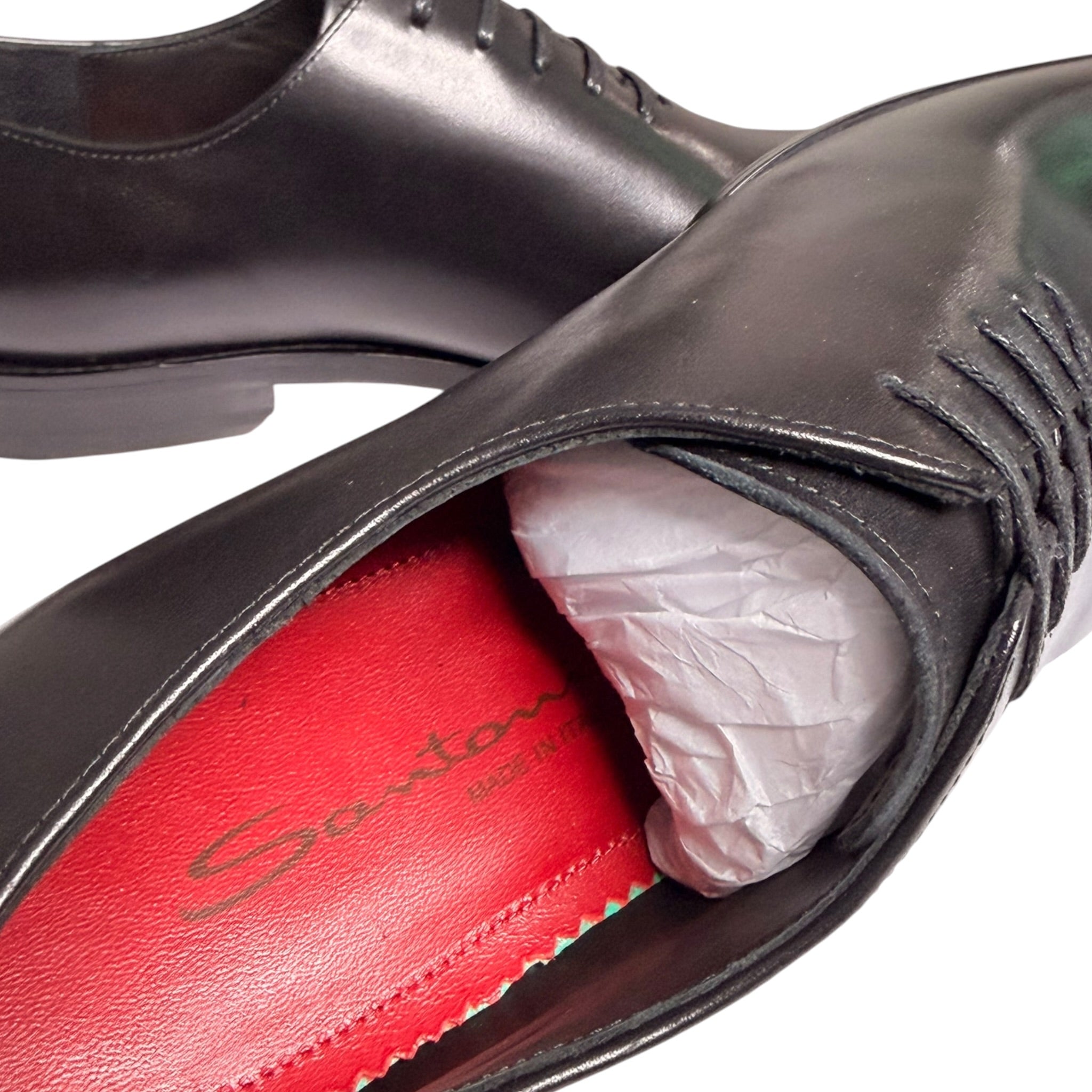 Santoni Leather Loafers