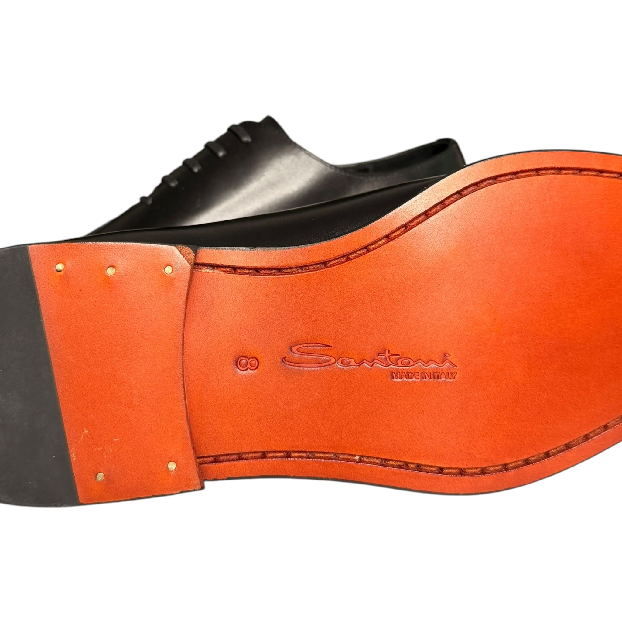 Santoni Leather Loafers