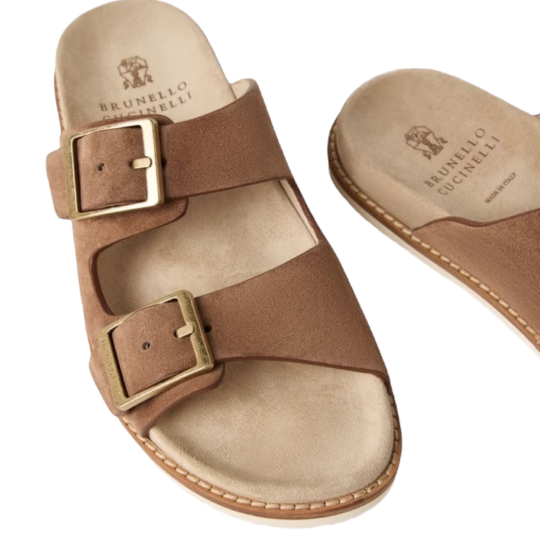Brunello Cucinelli - Suede slides