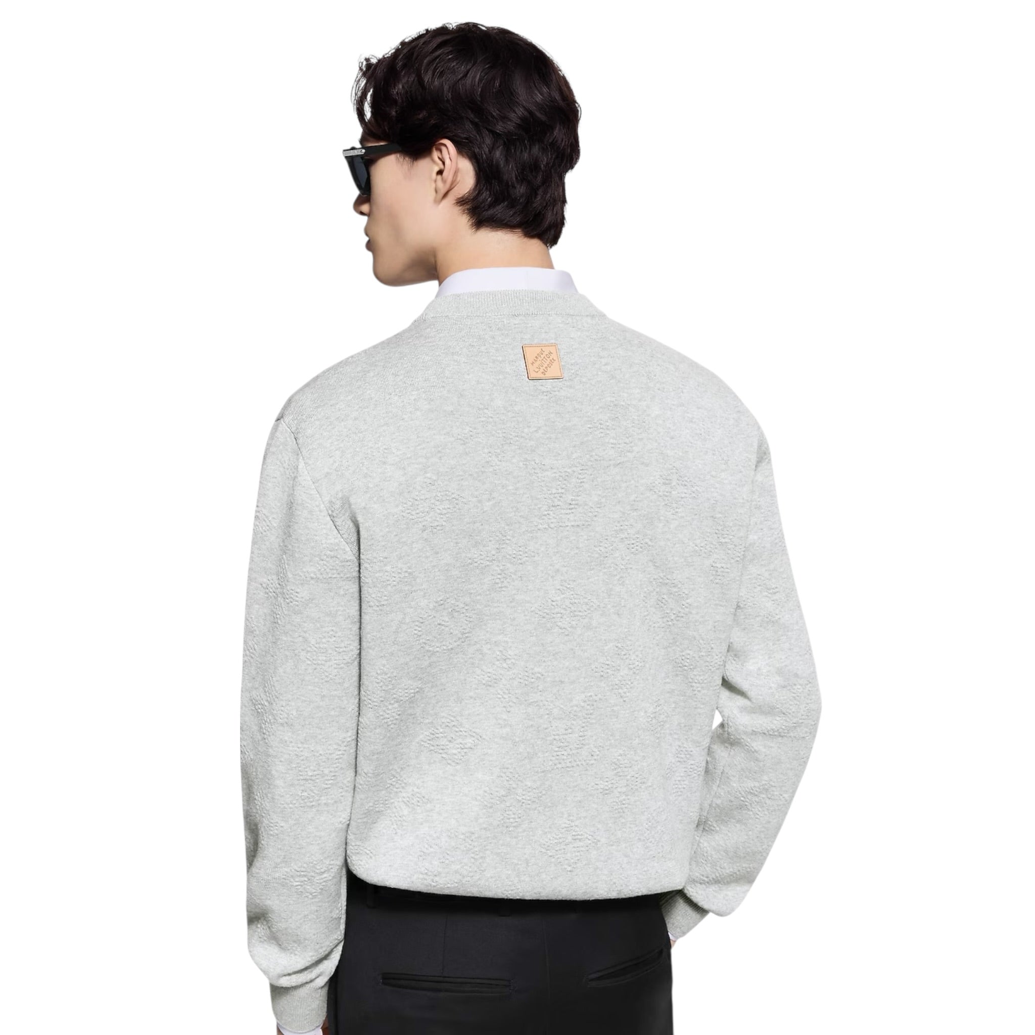 Monogram Embossed Pullover