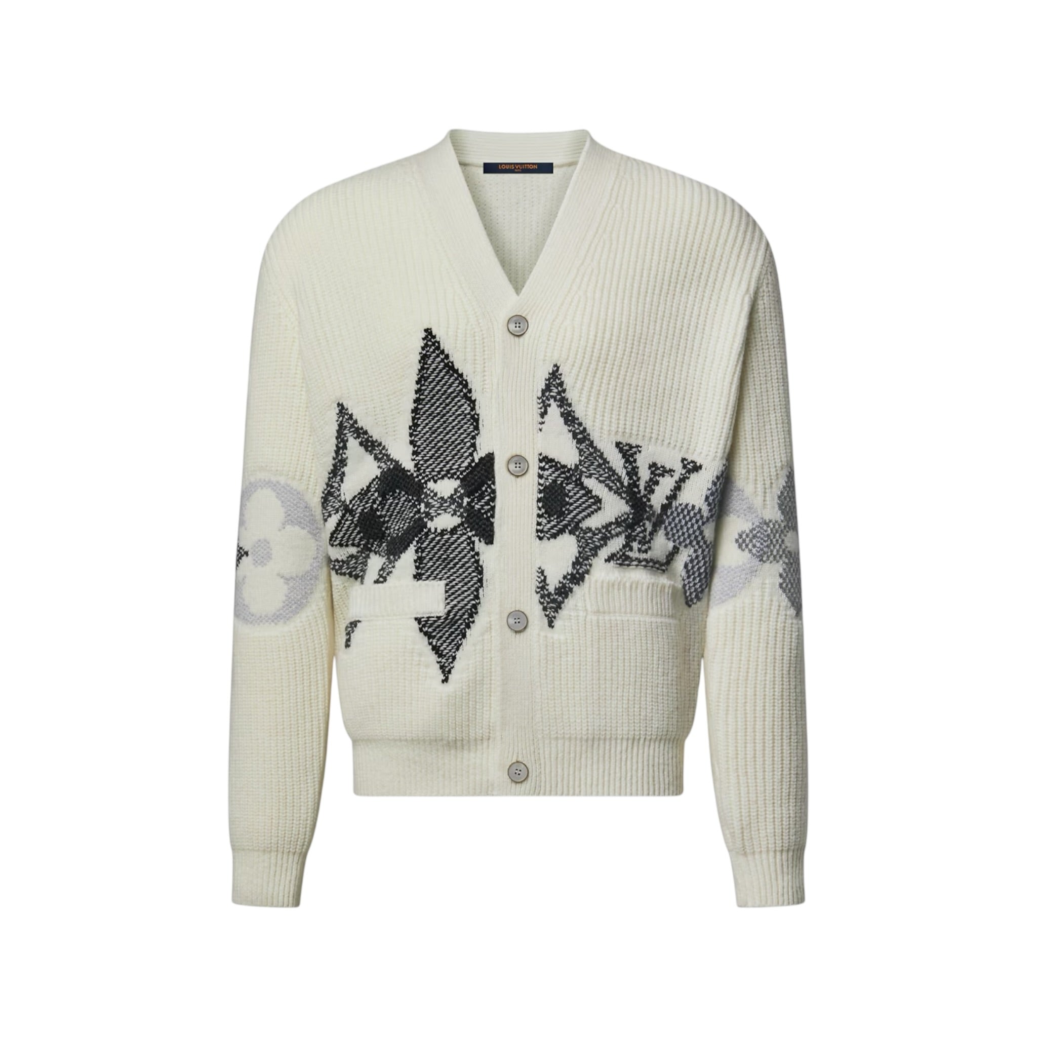 Graphic Knitted Cardigan