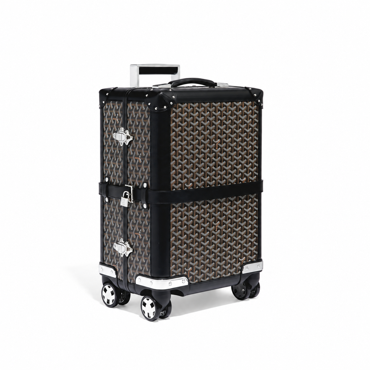 Goyard Bourget PM Trolley Case – Black, product view 1 on white