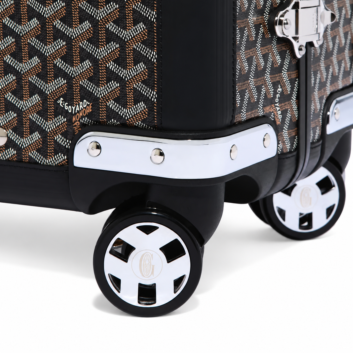 Goyard Bourget PM Trolley Case – Black, product view 5 on white