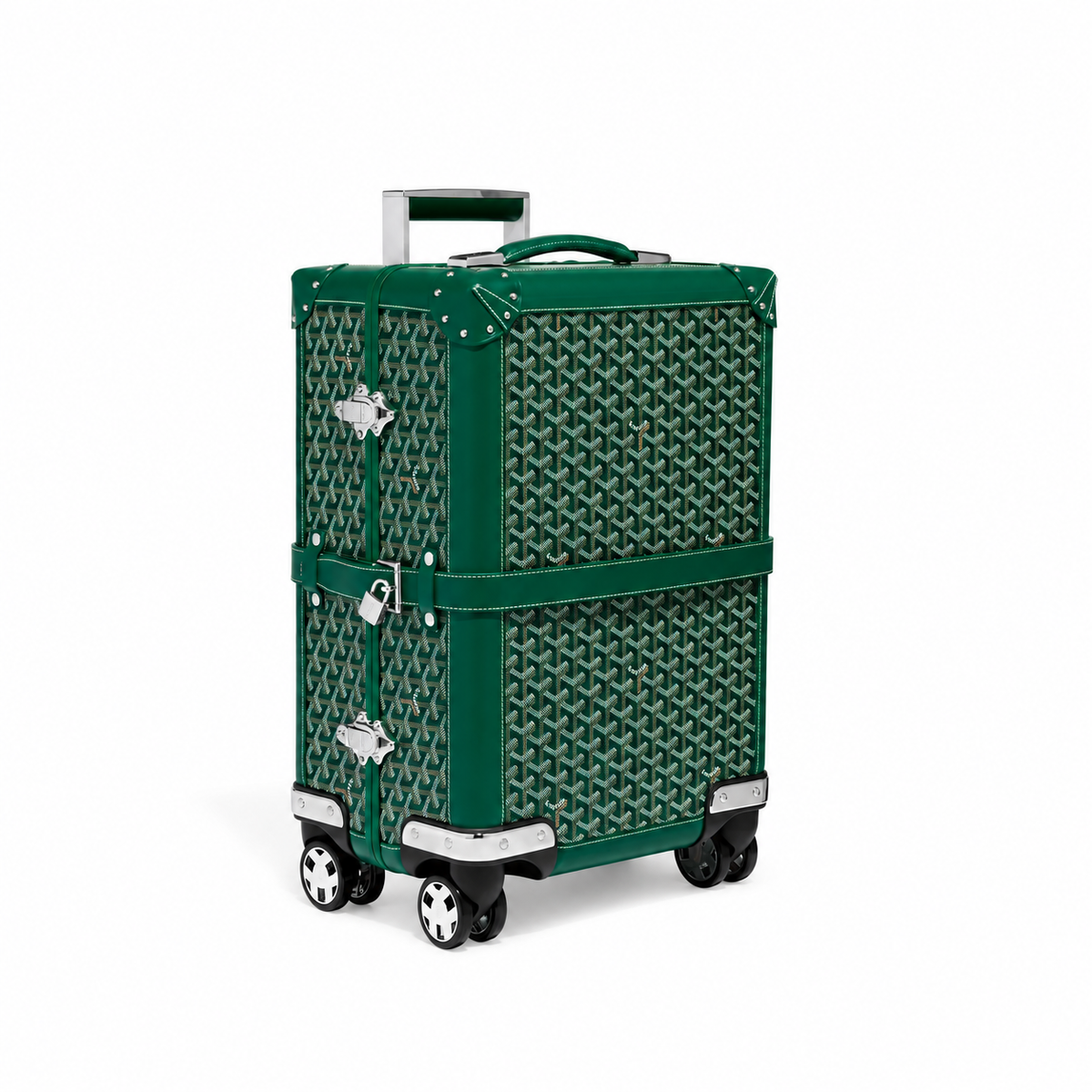 Goyard Bourget PM Trolley Case – Green, product view 1 on white