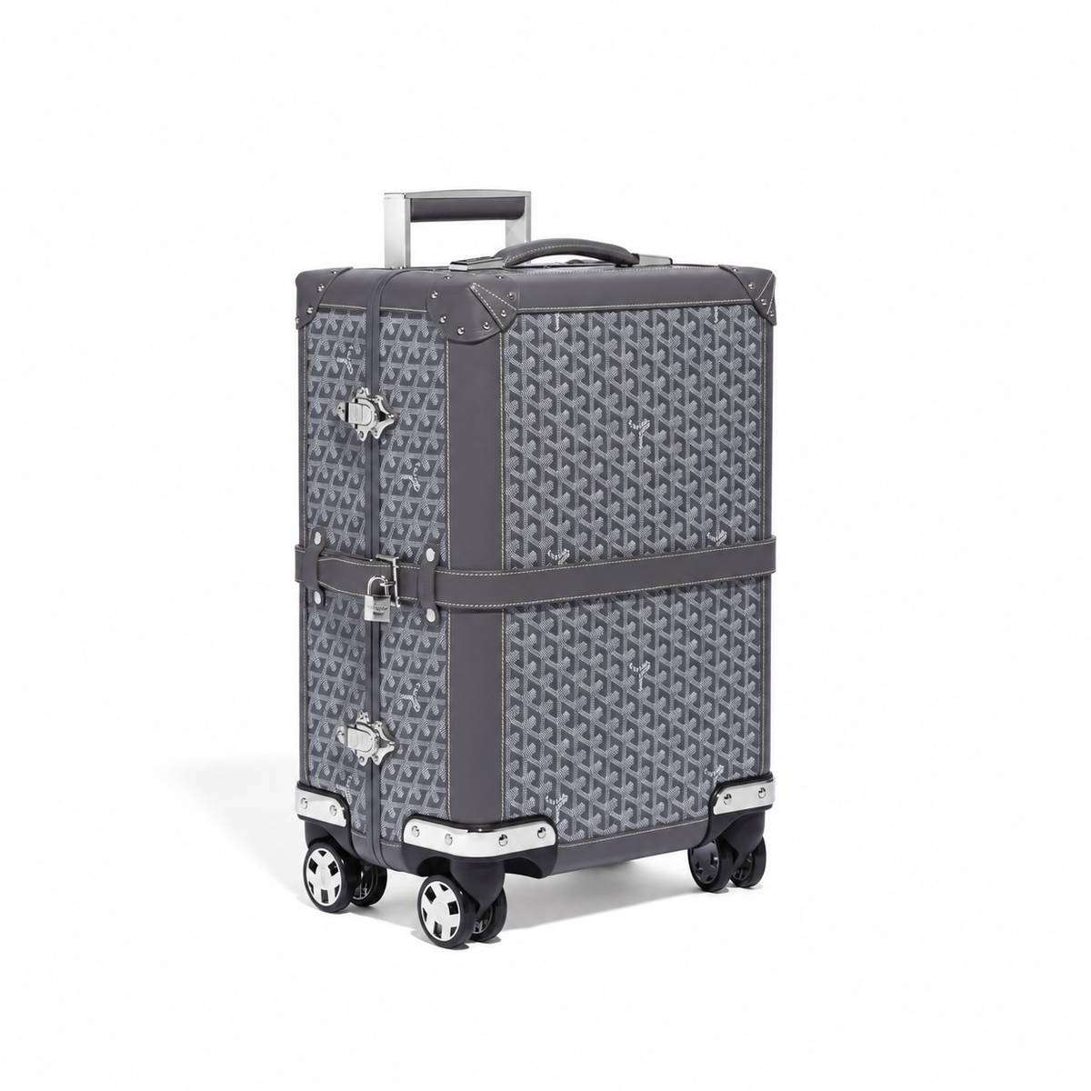 Goyard Bourget PM Trolley Case – Grey, product view 1 on white
