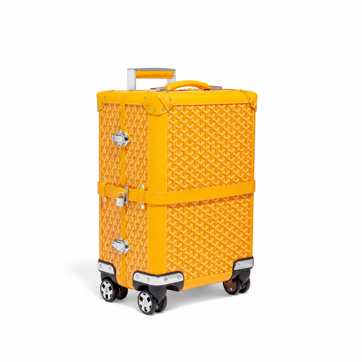 Goyard Bourget PM Trolley Case – Yellow, product view 1 on white