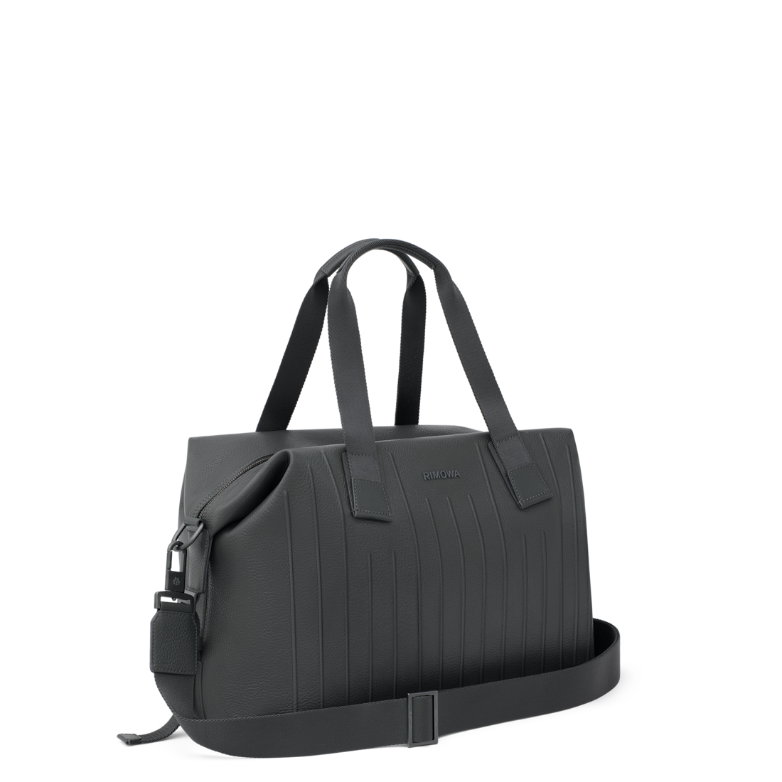 RIMOWA Never Still Leather Duffle Bag Medium — Anthracite grey — view 2