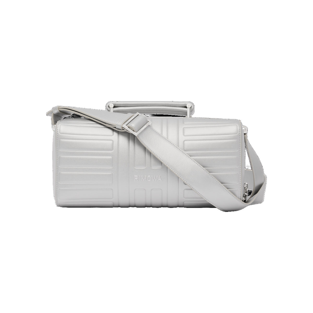 RIMOWA Groove Leather Cross-Body Bag Large — Silver — view 1
