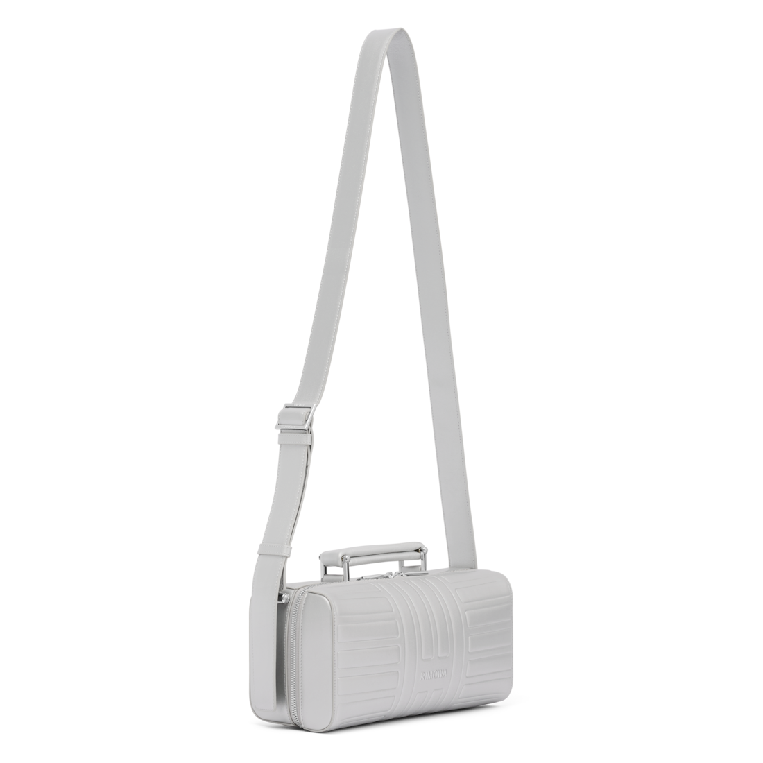 RIMOWA Groove Leather Cross-Body Bag Large — Silver — view 4