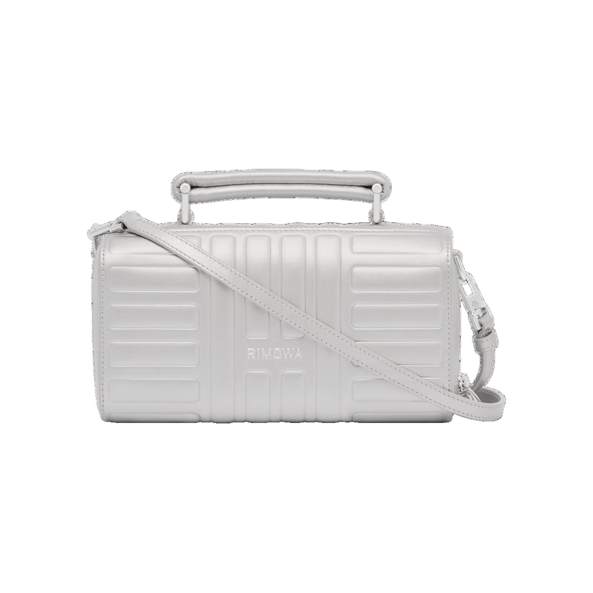 RIMOWA Groove Leather Cross-Body Bag Small — Silver — view 1