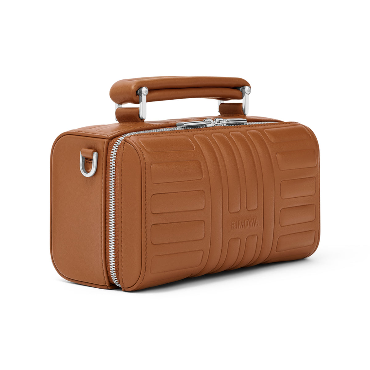 RIMOWA Groove Leather Cross-Body Bag Small — Cognac brown — view 2