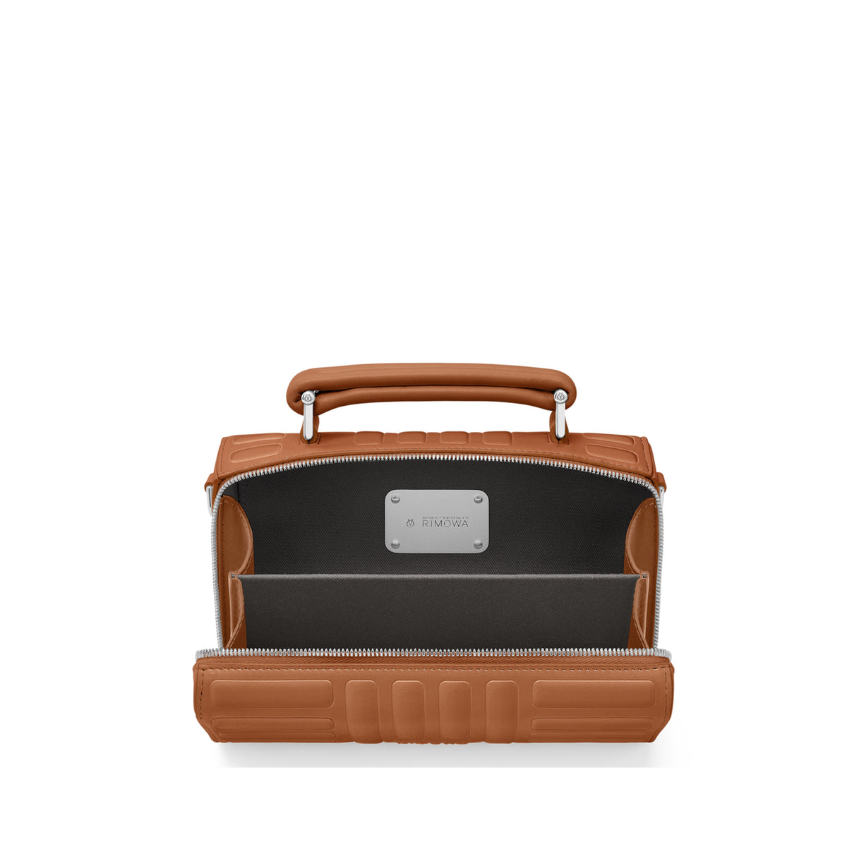 RIMOWA Groove Leather Cross-Body Bag Small — Cognac brown — view 4