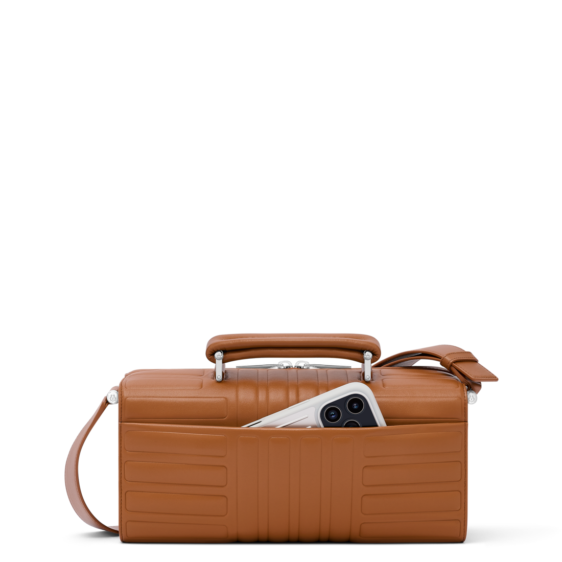 RIMOWA Groove Leather Cross-Body Bag Large — Cognac brown — view 2
