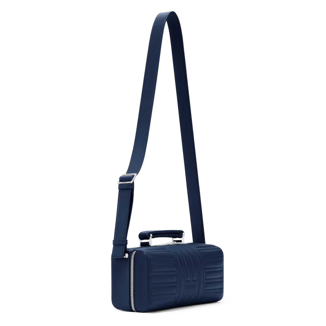RIMOWA Groove Leather Cross-Body Bag Large — Ink Blue — view 4