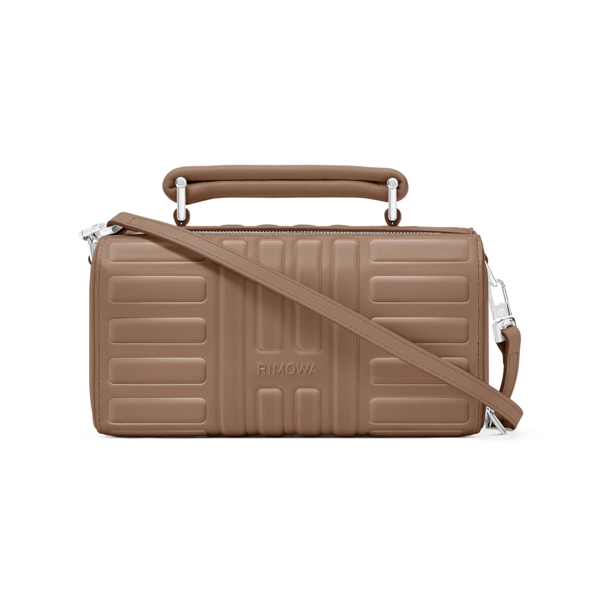 RIMOWA Groove Leather Cross-Body Bag Small — Umber brown — view 1