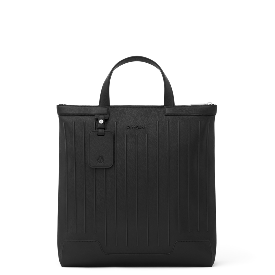 RIMOWA Never Still Leather Zipped Tote — Black — view 1