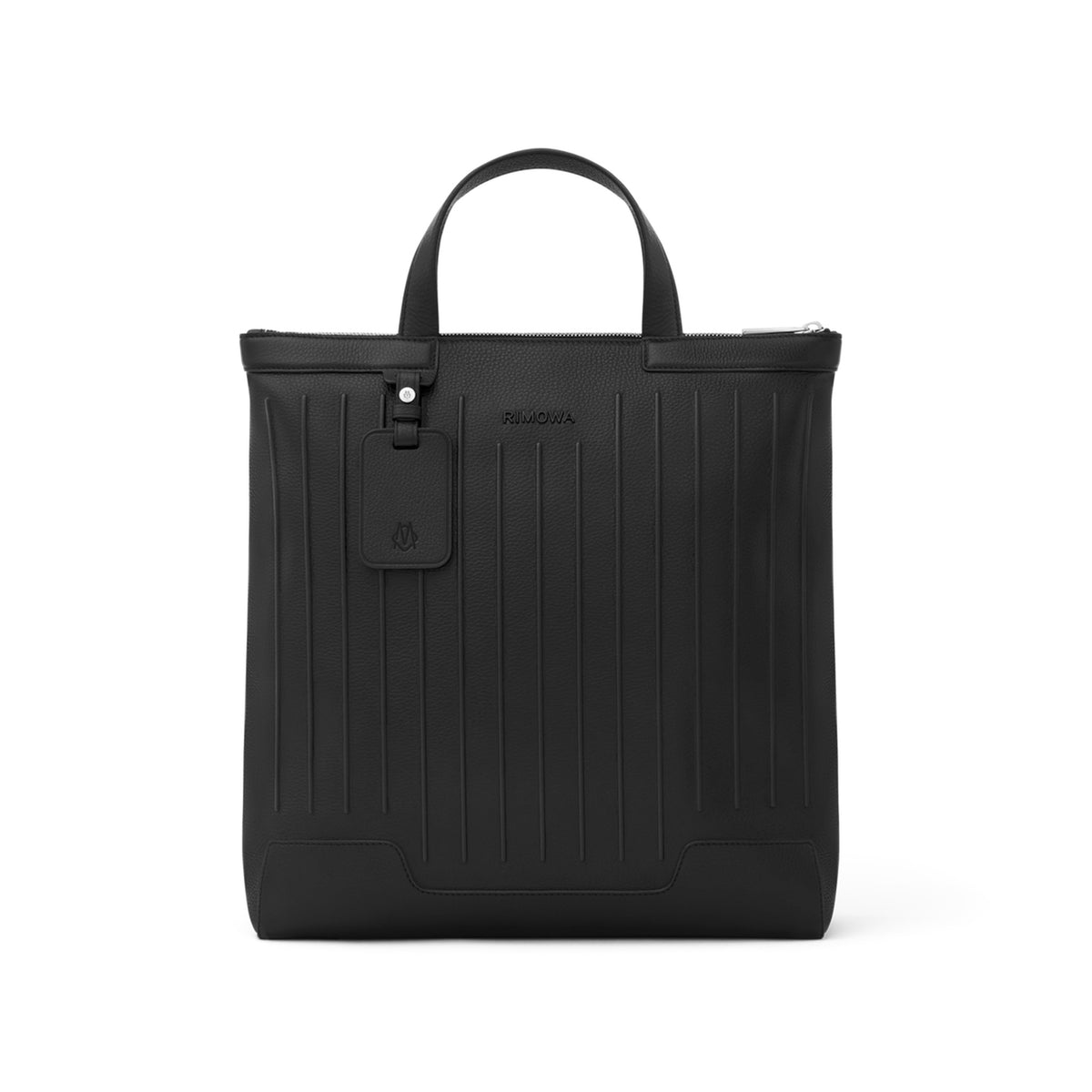RIMOWA Never Still Leather Zipped Tote — Black — view 1