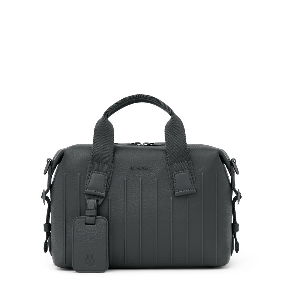 RIMOWA Never Still Leather Cross-Body Bag Small — Anthracite grey — view 1
