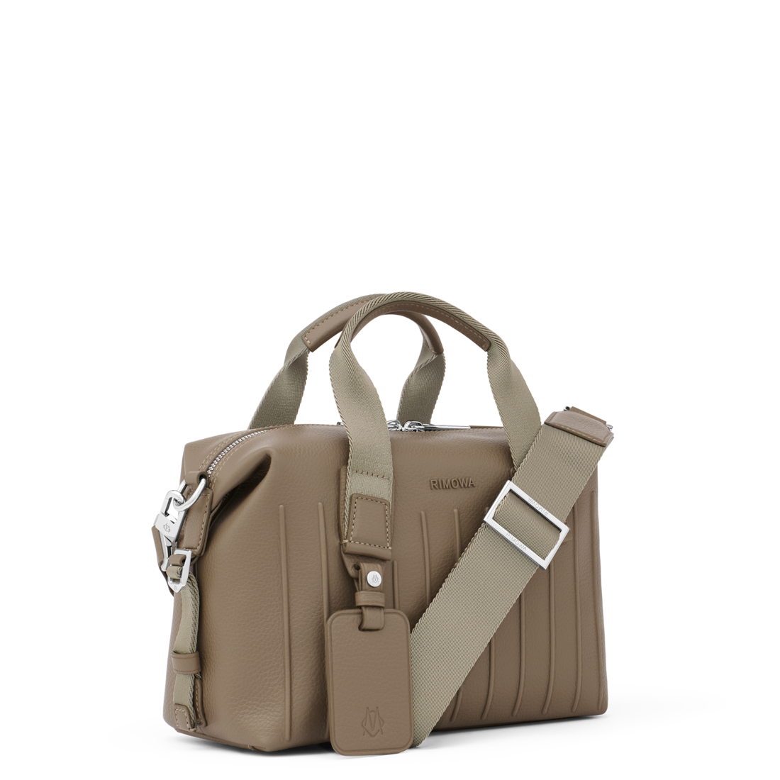 RIMOWA Never Still Leather Cross-Body Bag Small — Mocha brown — view 2