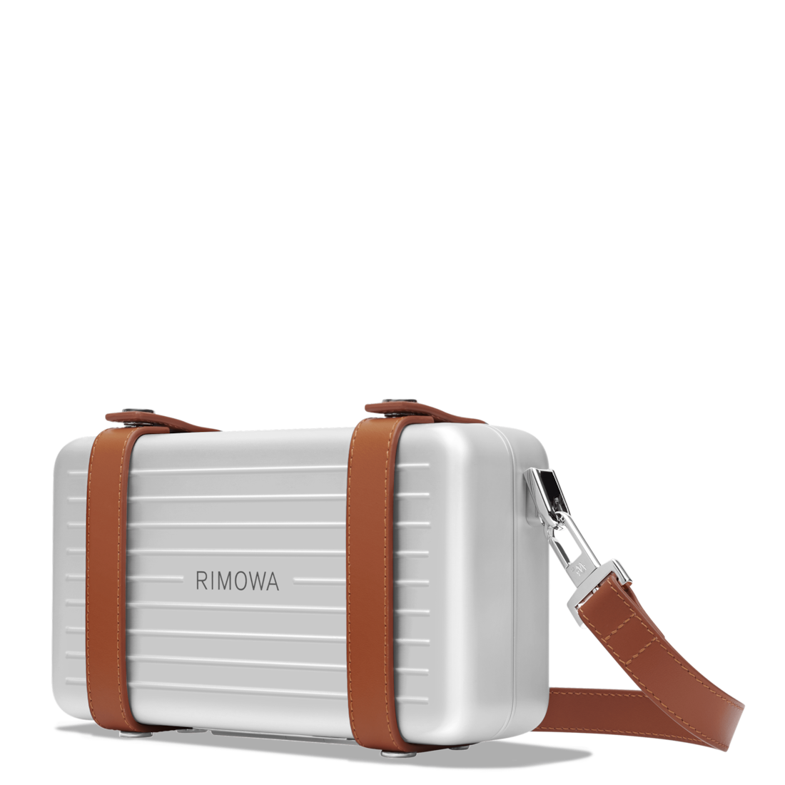 RIMOWA Personal Aluminum Cross-Body Bag — Silver — view 2