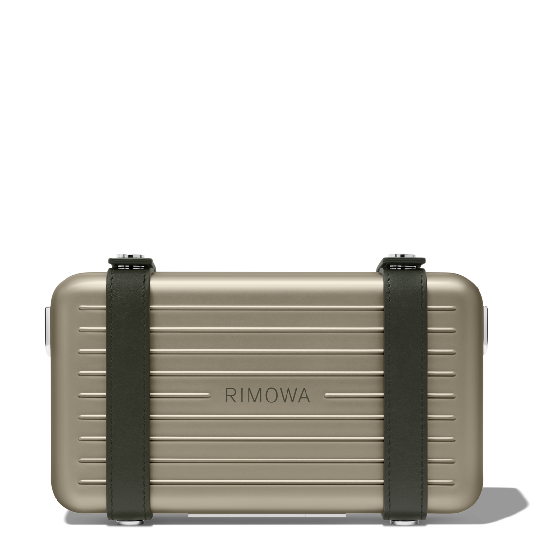 RIMOWA Personal Aluminum Cross-Body Bag — Titanium — view 1