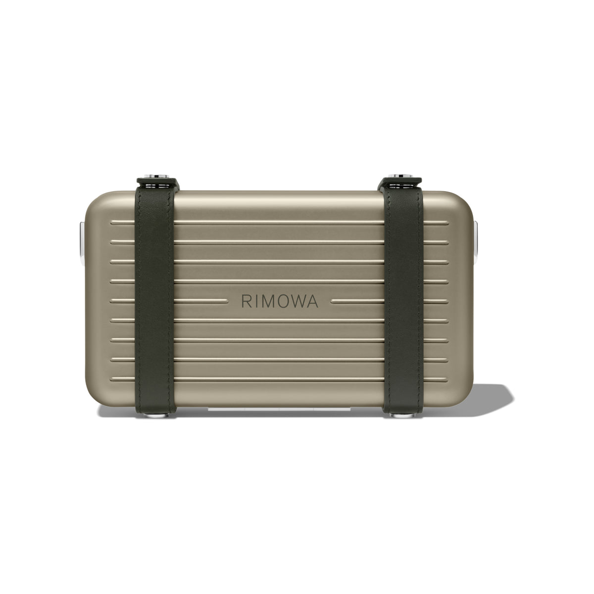 RIMOWA Personal Aluminum Cross-Body Bag — Titanium — view 1