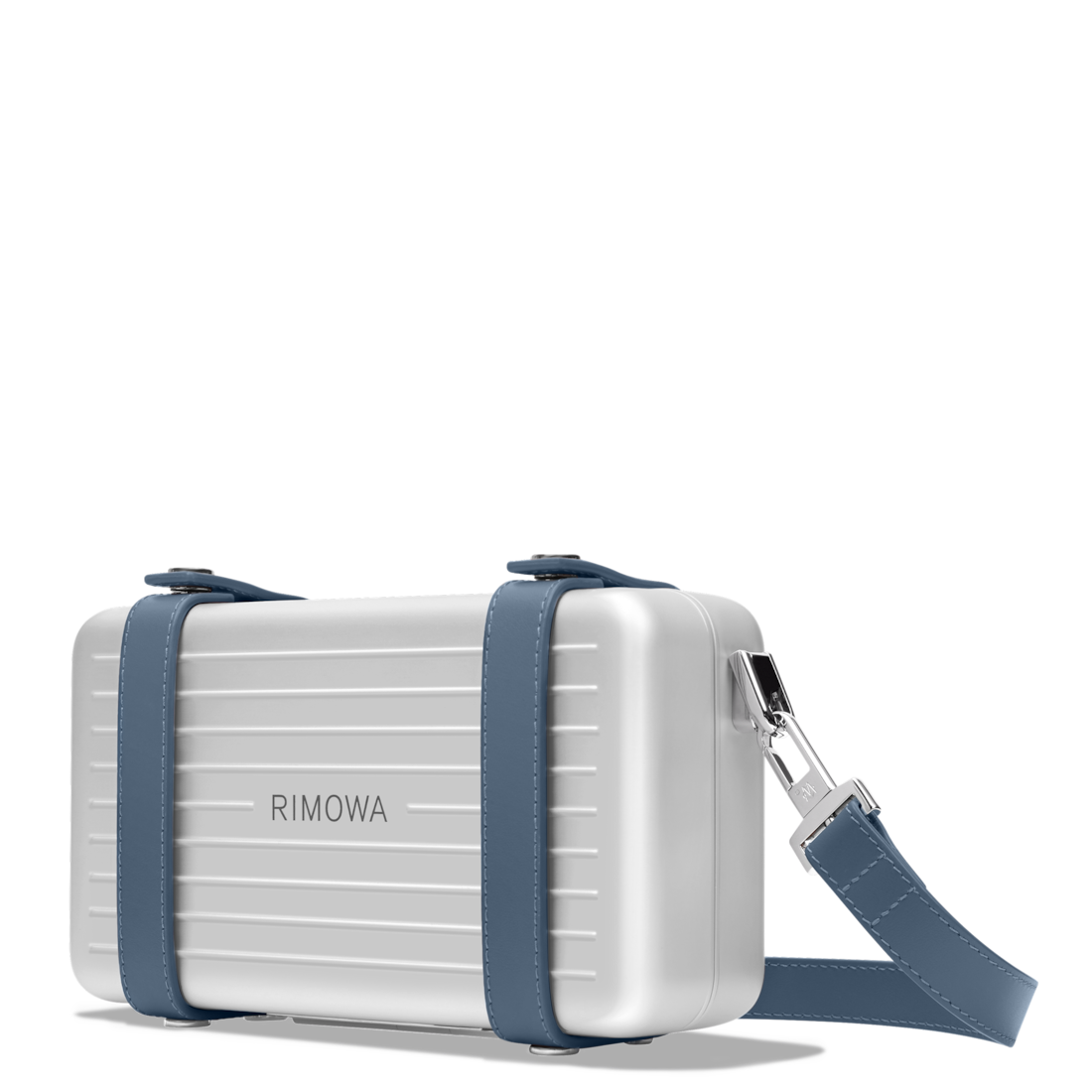 RIMOWA Personal Aluminum Cross-Body Bag — Powder Blue — view 2