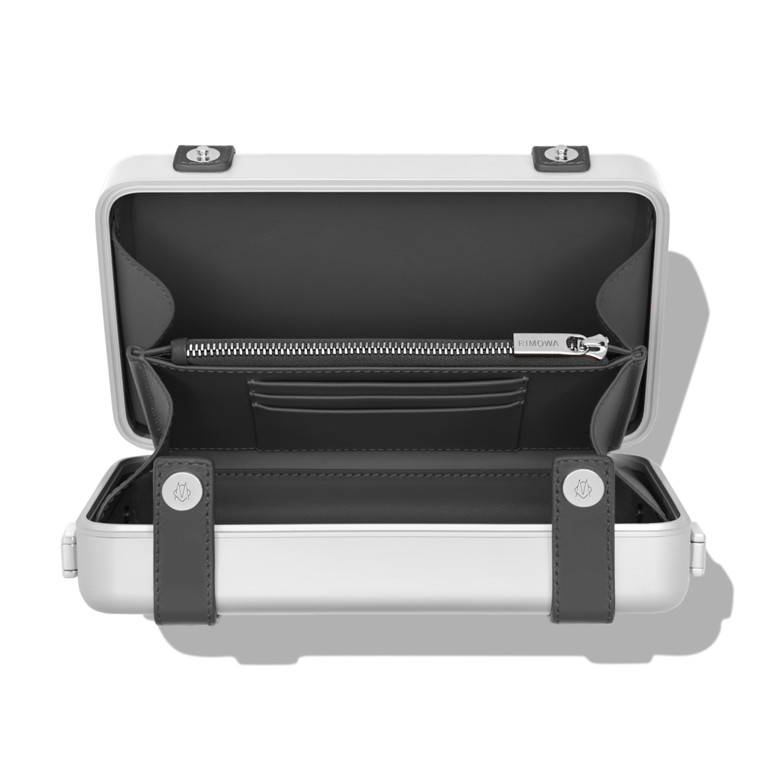 RIMOWA Personal Aluminum Cross-Body Bag — Slate Grey — view 3