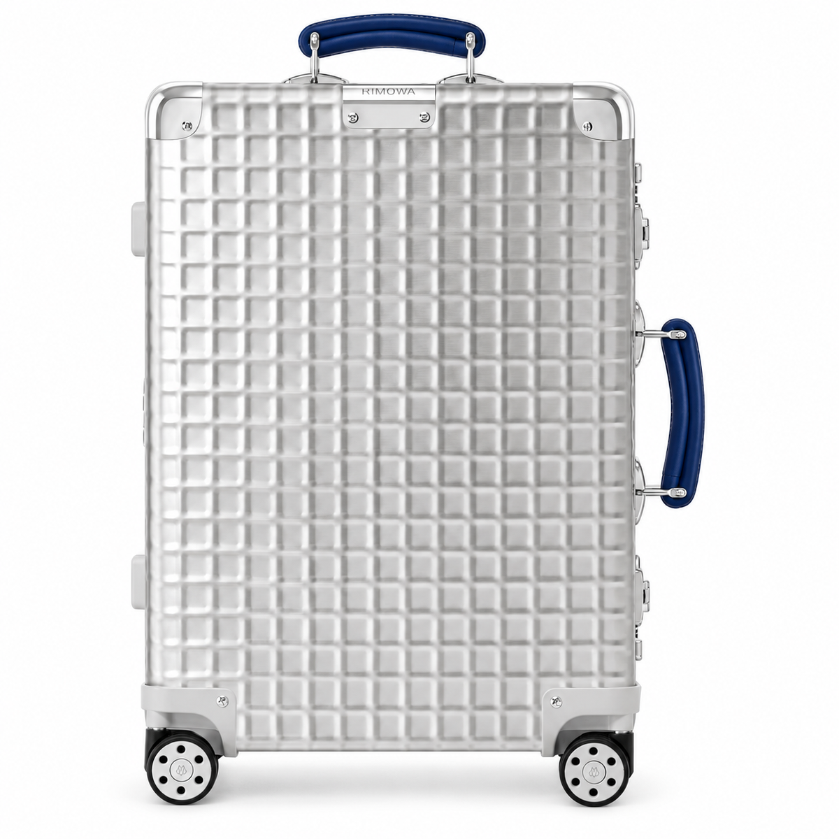 RIMOWA Classic Aluminum Grid Cabin Silver – front