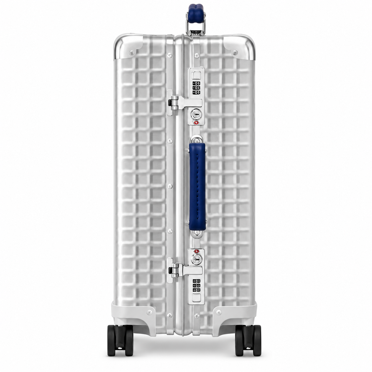 RIMOWA Classic Aluminum Grid Cabin Silver – side