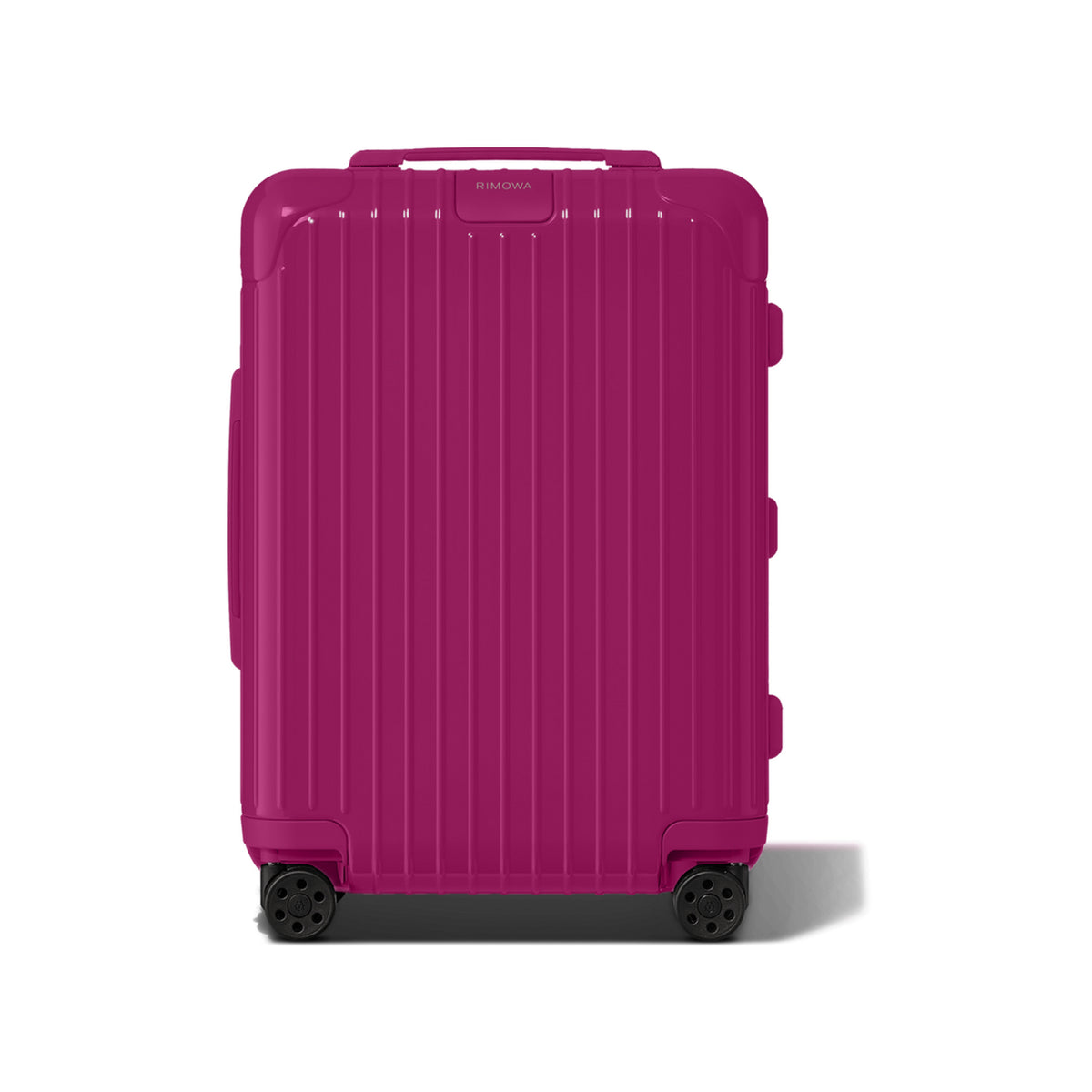 RIMOWA Essential Cabin – Gloss Magenta Purple – view 1 on white background