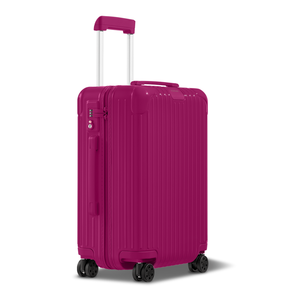 RIMOWA Essential Cabin – Gloss Magenta Purple – view 2 on white background
