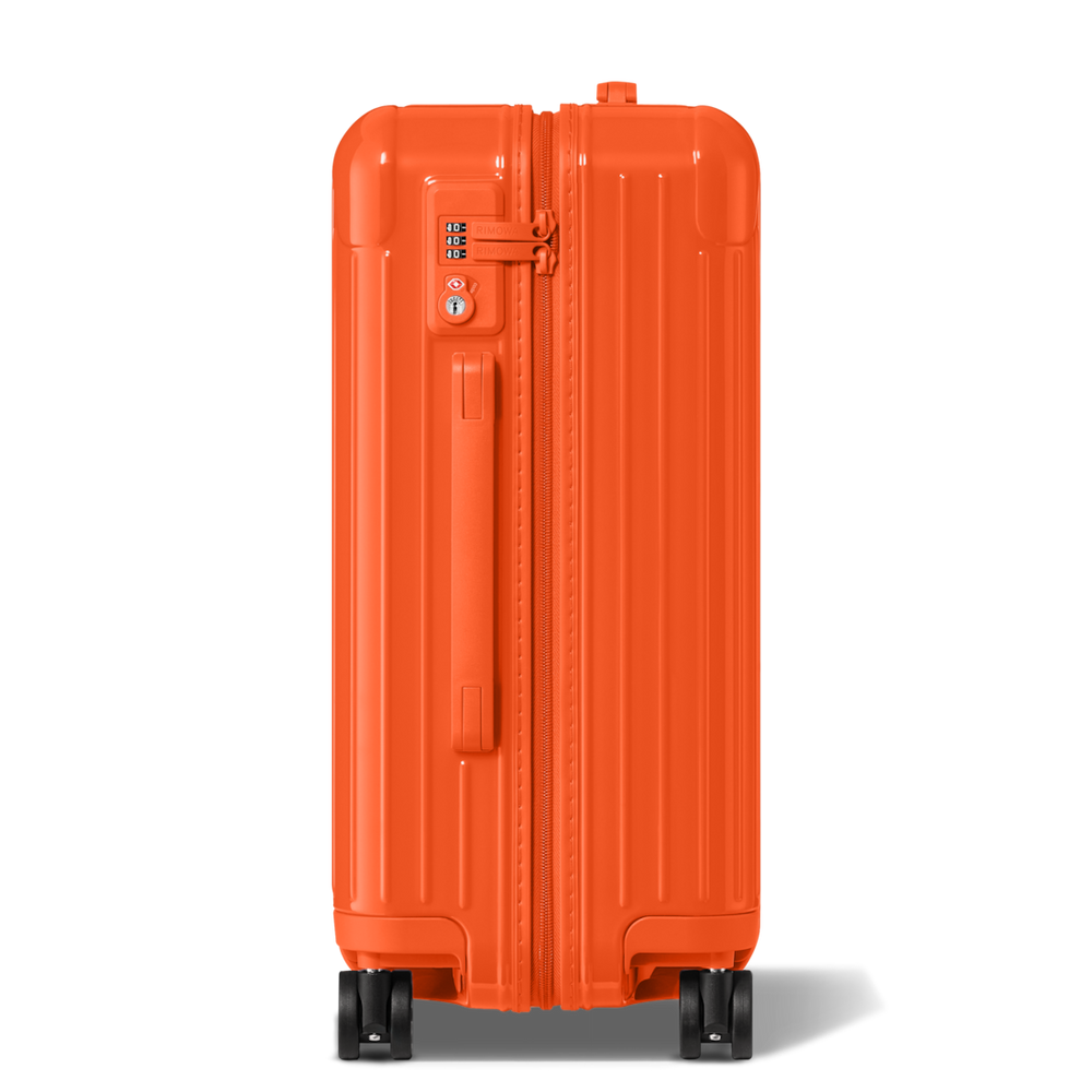 RIMOWA Essential Cabin – Gloss Orange – view 3 on white background