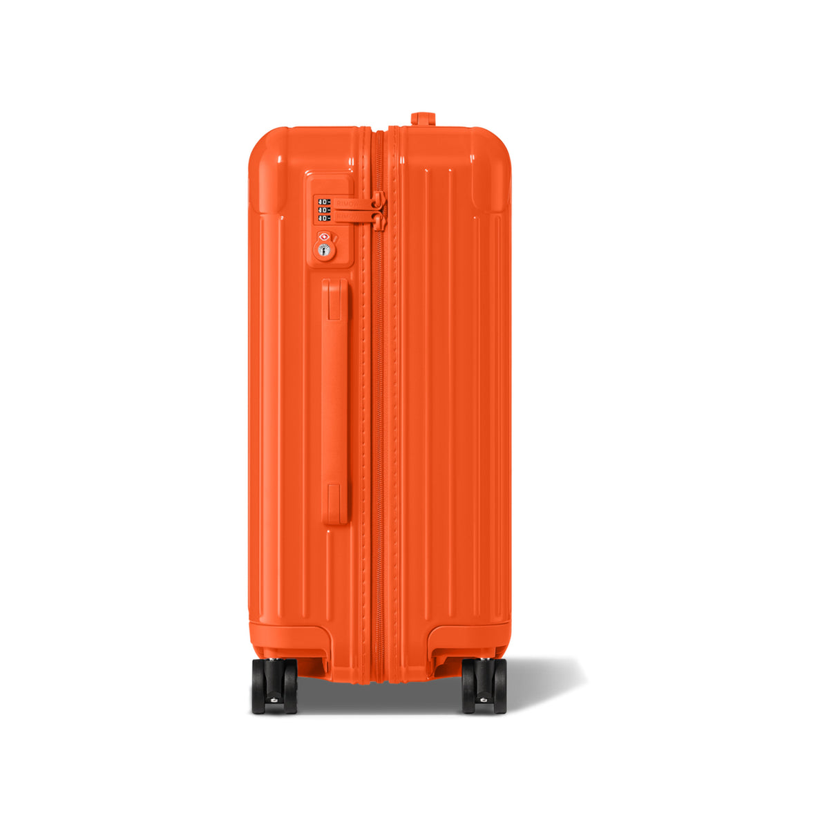 RIMOWA Essential Cabin – Gloss Orange – view 3 on white background