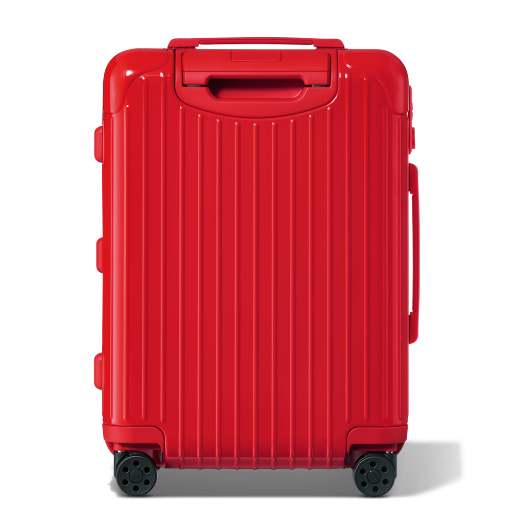 RIMOWA Essential Cabin – Gloss Red – view 4 on white background